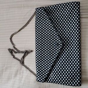 Laudi Vindi Italian leathers clutch on chain strap